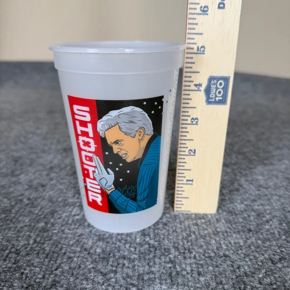 Happy Gilmore 2 Shooter McGavin Subway Netflix Plastic‎ Cup Collectible